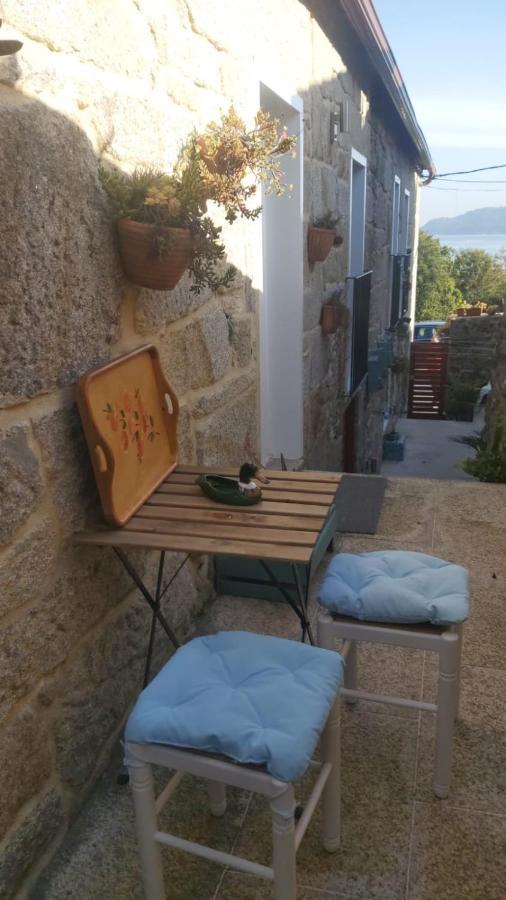 Ferienwohnung Vivienda Con Terraza En Playas De Baiona Exterior foto