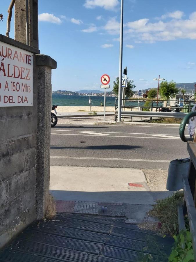 Ferienwohnung Vivienda Con Terraza En Playas De Baiona Exterior foto